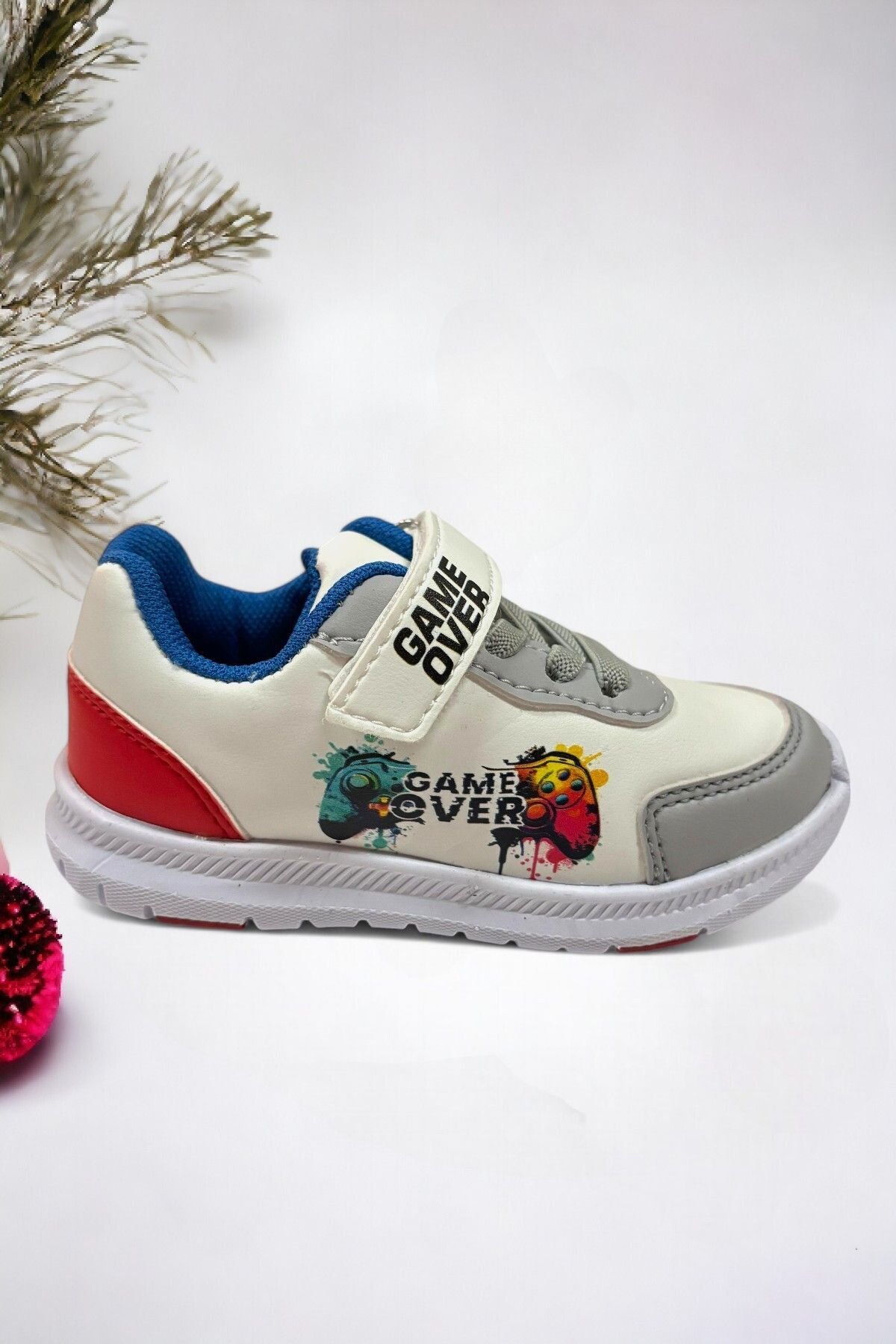 game over baskılı cırt cırtlı erkek bebek spor ayakkabı game over baskılı cırt cırtlı erkek bebek spor ayakkabı
